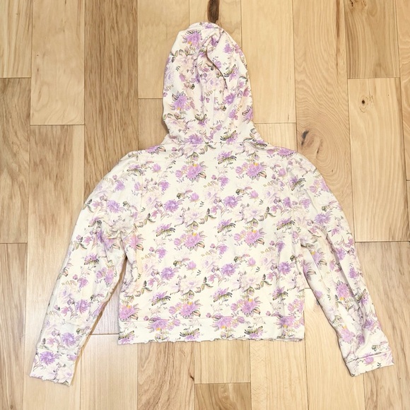 LoveShackFancy Women’s Kirby Floral Hoodie Sweater - Picture 2 of 7
